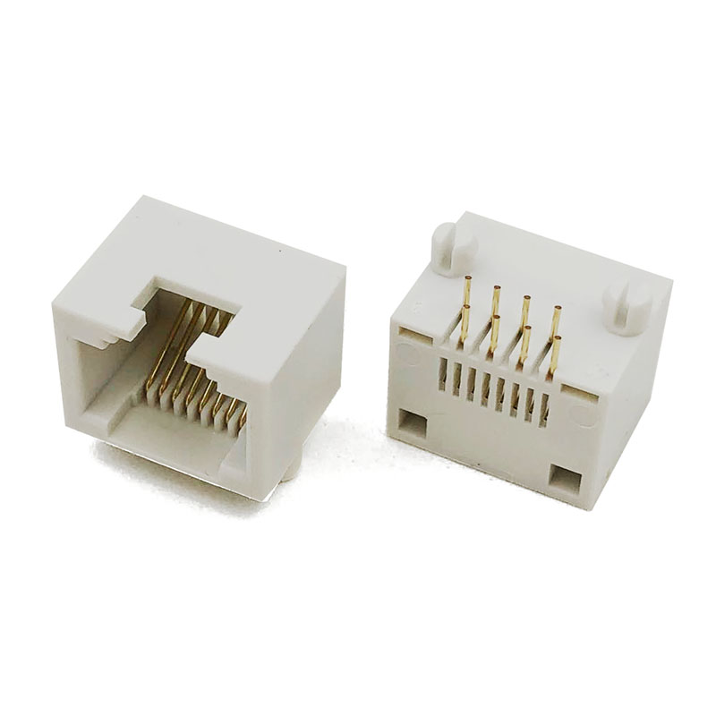 Rj45 Connectorssingle Port Right Angle5324 Mini Modular Jack 8p8c Rj Type Jacks And Plugs 8446