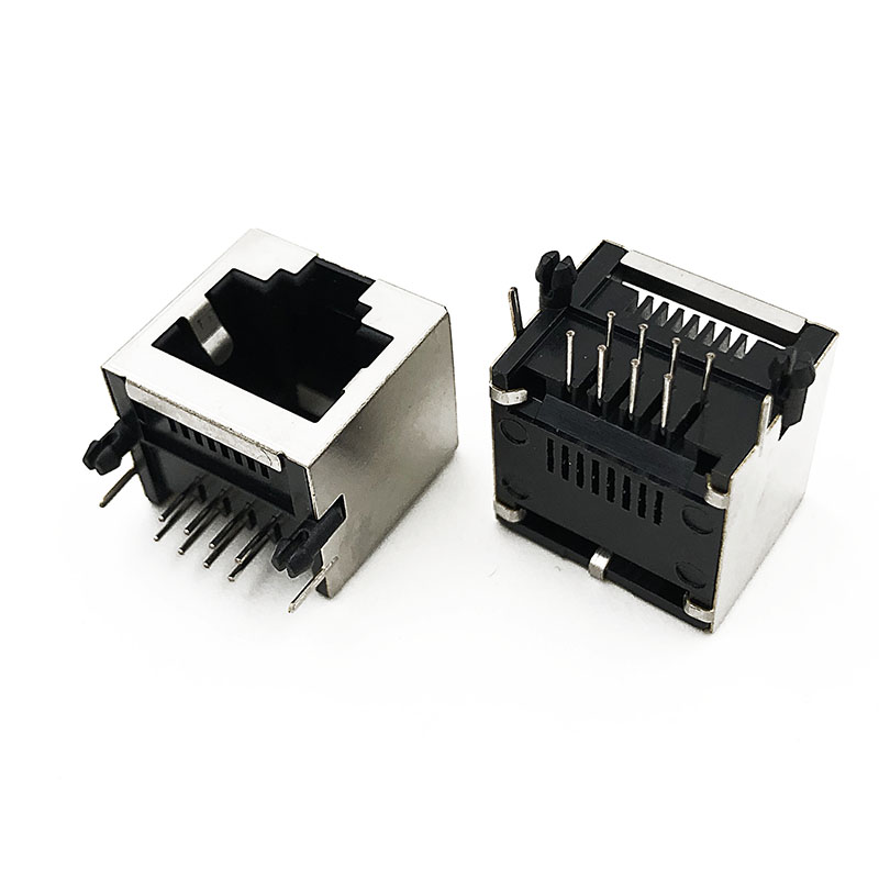 RJ45 Connectors, 5521 8P8CS, Single Port,Righ Angle, 1 x 1, RJ Type